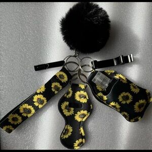 Sunflower Design Keychain For Woman/Teen